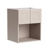Kaboodle 600mmmm Cannellini Alpine Wall Microwave Cabinet