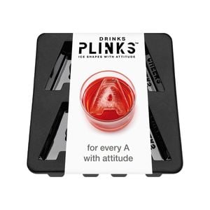 DrinksPlinks Letter A Ice Cube Tray
