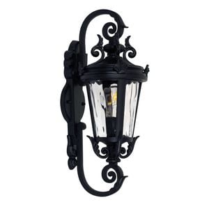 Oriel Lighting Albion Outdoor Wall Light Black