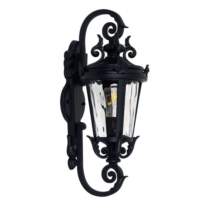 Oriel Lighting Albion Outdoor Wall Light Black
