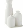Modern Nordic Ceramic Vases Matte White Minimalist Decor
