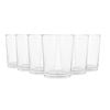 Argon Tableware 230ml Water Glasses - Set Of 6 Drinking Tumblers - Straight-sided Everyday Durable Soda Lime Glassware Set
