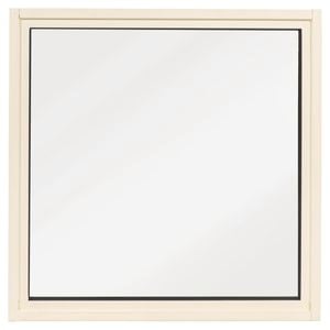 Polar     View 600 x 600mm White Birch Frosted Glass Fixed Panel Double Glazed Window