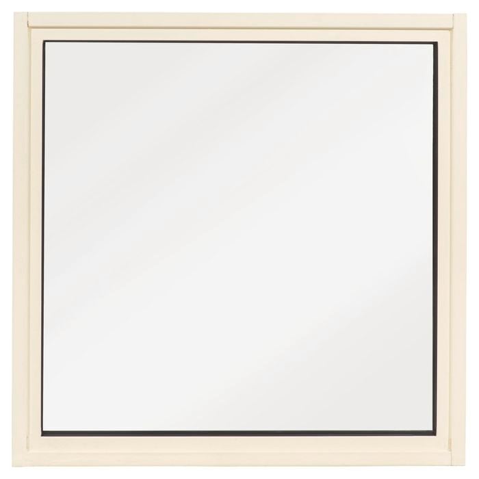Polar     View 600 x 600mm White Birch Frosted Glass Fixed Panel Double Glazed Window