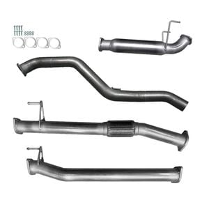 Ignite Exhausts Dpf Back For Mazda Bt50 B30b 3l With High Flow Hotdog/resonator Raw Aluminised Steel