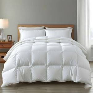 Casa Decor Silk Touch Quilt 360gsm Antibacterial Hypoallergenic White Single