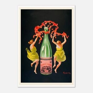 Galrie Evian Cachat Vintage Mineral Water Poster by Leonetto Cappiello for Home Décor, Poster Only, A1 60 x 84cm (23 x 33inch)