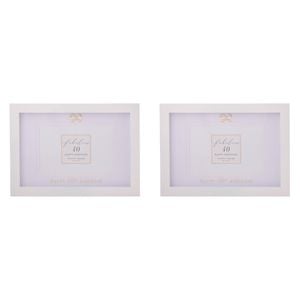 2PK Gibson Gifts Jewelled 40th Picture/Photo Frame 6x4" Rectangle