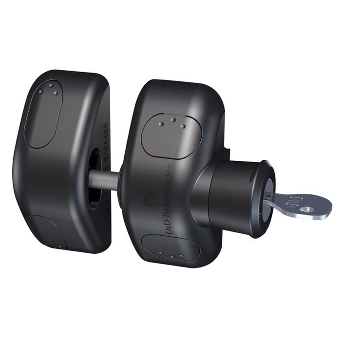 D&D Technologies MagnaLatch Side Pull Lockable Pool Gate Latch