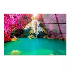 Waterfall In Thailand  Print 100% Australian Made 120 x 90cm  (Acrylic)