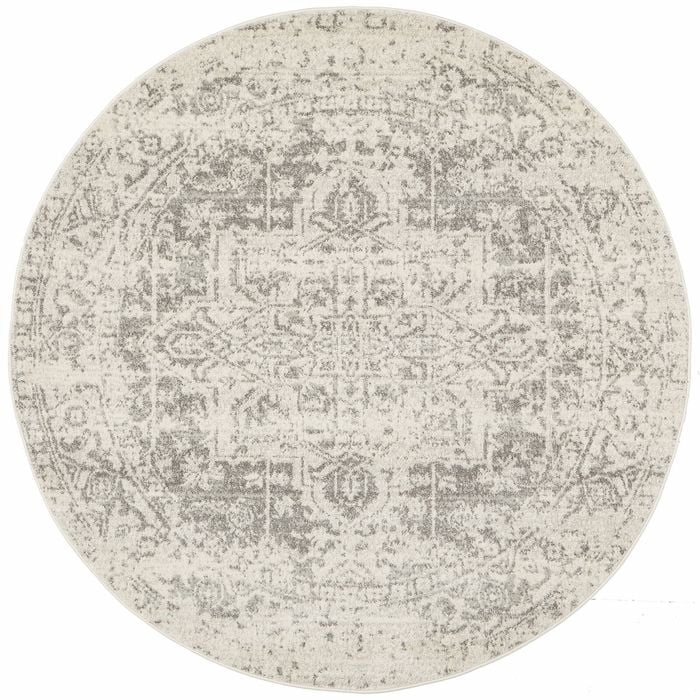Sense 253 White Silver 150X150Cm Rug