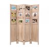 Artiss Room Divider 4 Panel Photo Display Wood