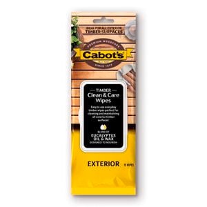 Cabot's Exterior Clean And Care Wipes - 15 Pack