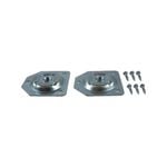 Adoored 3/8" Vertical Leg Plate - 2 Pack