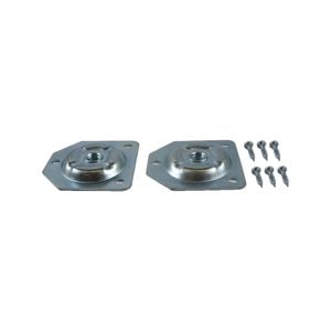 Adoored 3/8" Vertical Leg Plate - 2 Pack