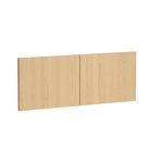 Kaboodle 950mm Oak Latte Modern Overhead Doors - 2 Pack