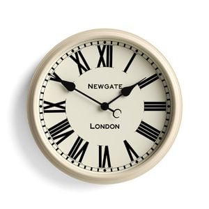 Newgate Spitalfields Wall Clock-vanilla Cream