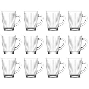 LAV Hestia Glass Mugs - 250ml - Pack of 12