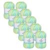 10x Malli 100g Blend Basic Poly/acrylic Lemoncello Multi Colour Yarn