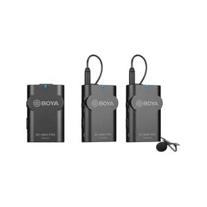 Boya BY-WM4 PRO-K2 Dual Channel Wireless Lavalier Lapel Microphone Kit