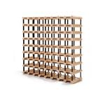 Home Ready 72 Bottle Timber Wine Rack Storage Cellar Organiser