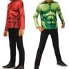 Reversible Red And Green Hulk Boys Marvel Costume Top - 6-8