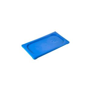 Inox Macel Gastronorm Lid Polypropylene 1/3 Size Blue 325x176x20mm