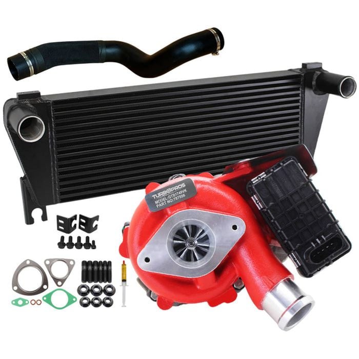 Gen1 High Flow Turbo Charger With 70mm Intercooler & Hose For Mazda Bt-50 2.2l 2011 Onwards