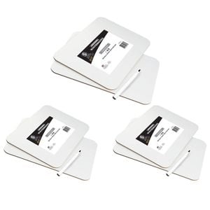 3pk Scribbles Stationery Dual Sided Whiteboard/chalkboard Office/school A3 5y+