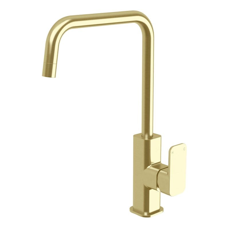 Mondella WELS 4 Star 7L/min Brushed Brass Lead Free Overture Sink Mixer