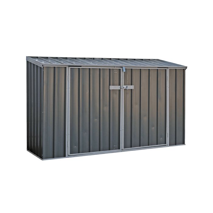 Absco Sheds 2.26 x 0.78 x 1.31m Woodland Grey Bike Shed