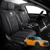 Australian Goose Edition Front Seat Covers for MINI Cooper 3-Door Hatch 2014 - 2024 (F56) - Suede, Universal Fit - Black