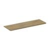 Flexi Storage Home Solutions 900 x 15 x 300mm Oak Curved Shelf