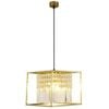 Gold 22CM Tael Crystal Pendants 1 Light