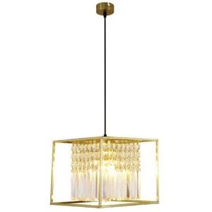 Gold 22CM Tael Crystal Pendants 1 Light