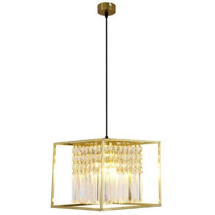 Gold 22CM Tael Crystal Pendants 1 Light