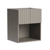 Kaboodle 600mm Cardamom V-Groove Wall Microwave Cabinet