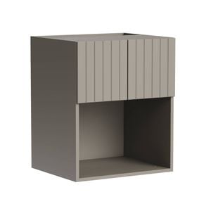 Kaboodle 600mm Cardamom V-Groove Wall Microwave Cabinet