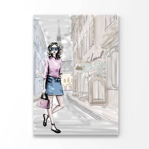 Elegant Fashion Store Art Print 100% Australian Made 60x90cm (Stretched Canvas)
