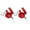 2pc Hookeze Fishing Knot Tying Tool/Quick Knotting Line Large - Red