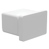 ProtectorAl White Matt Aluminium Friction Fit Handrail End Cap