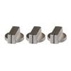 Thetford SPARES KIT - STRAIGHT KNOB - MATT NICKEL (3pc) SSPA0911.MNK
