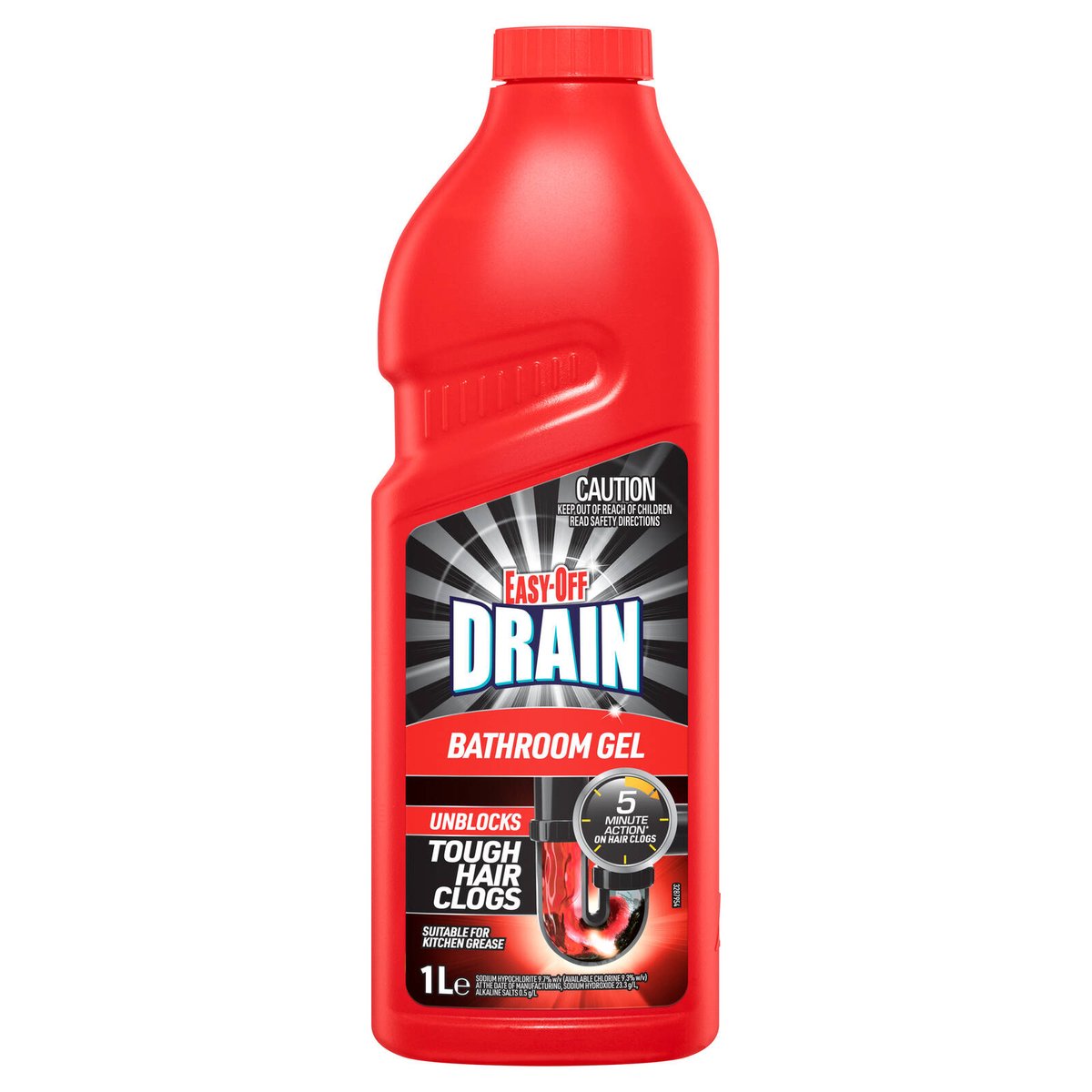 Easy Off 1L Bathroom Gel Drain Cleaner Bunnings Australia