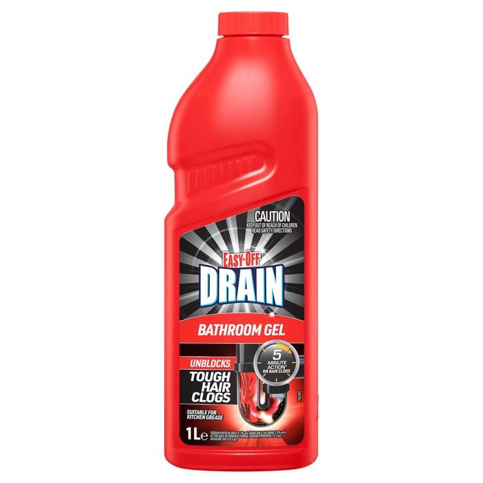 Easy Off 1L Bathroom Gel Drain Cleaner