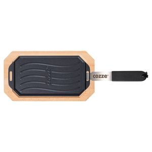COZZE Reversable Cast Iron Pan Tray 