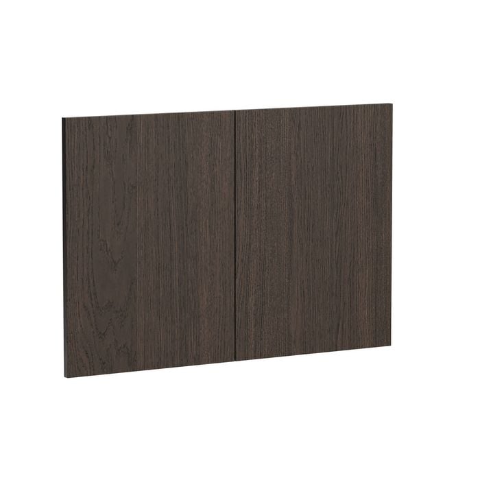 Kaboodle 900mm Truffle Oak Modern Rangehood Doors - 2 Pack