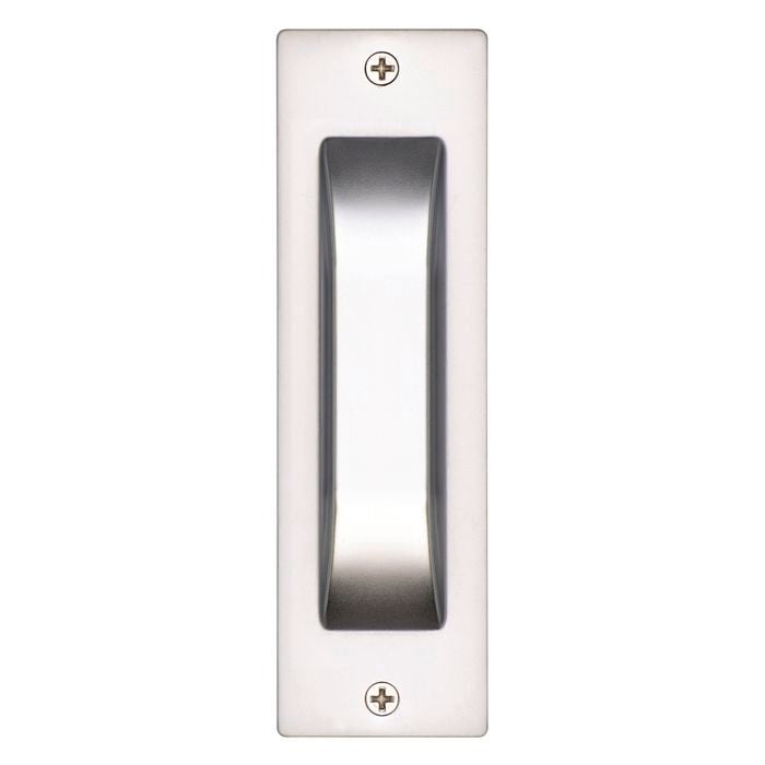 Gainsborough Satin Chrome Rectangular Flush Pull