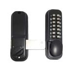 Lane Black Digital Gate Lock