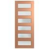 Hume 2040 x 820 x 40mm Entrance Door SPM Savoy Frosted Glass XS26
