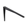 Carinya 400 x 350mm Black Heavy Duty Cast Aluminium Angle Bracket - 400 x 350mm